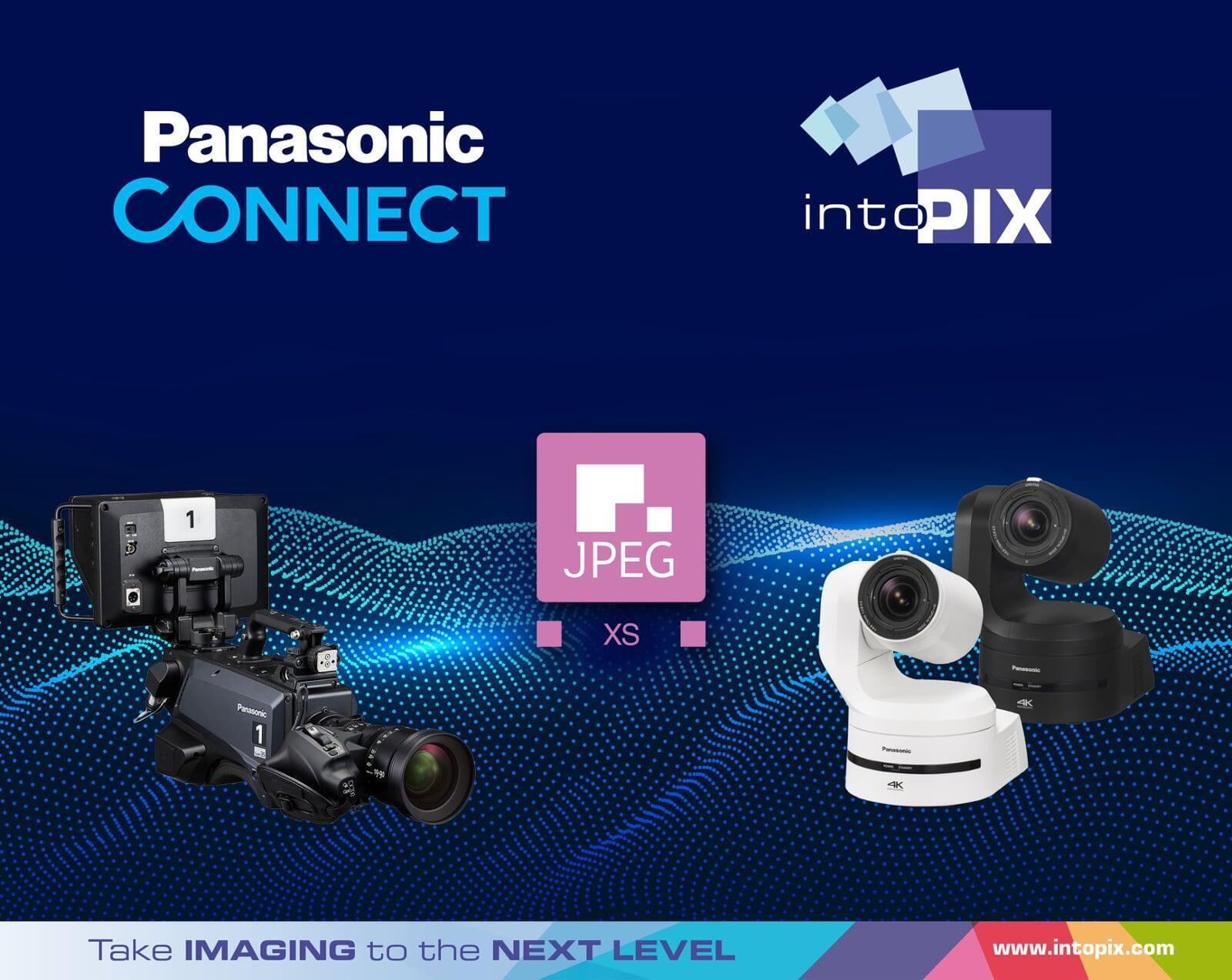 intoPIXは、パナソニックコネクト社と提携し、新しいJPEG XSカメラでライブビデオ制作を可能にします。